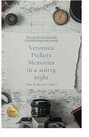 Pre Made Book Cover Celeste