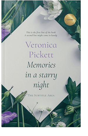 Pre Made Book Cover Nile Blue