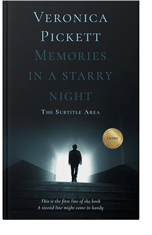 Pre Made Book Cover Ebony