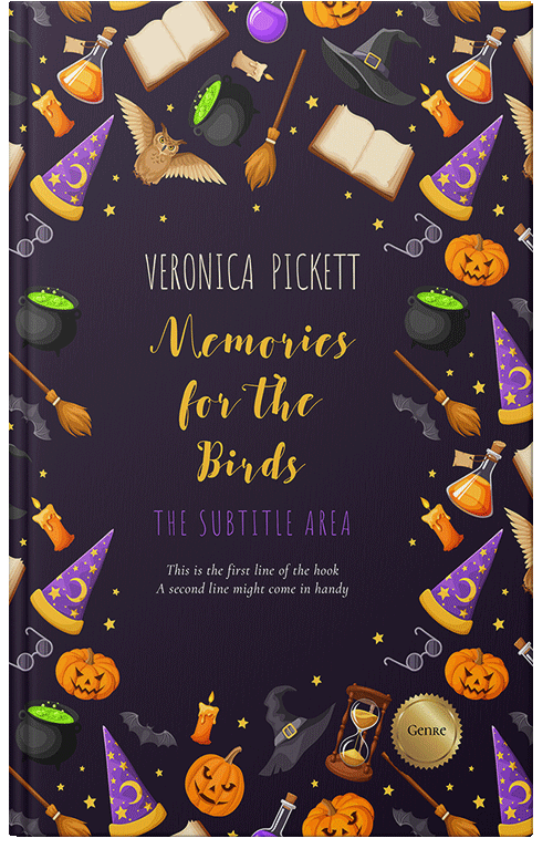 Front view of Premade Fantasy Book Cover - Revolver