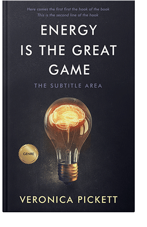 Pre Made Book Cover Steel Gray