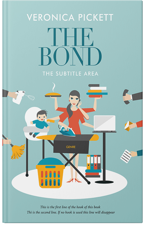 Front view of Sinbad #1192 - Premade Chick Lit Book Cover