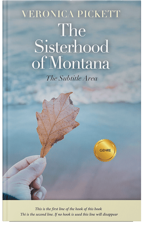 Front view of Gull Gray #1196 - Premade Poetry Book Cover