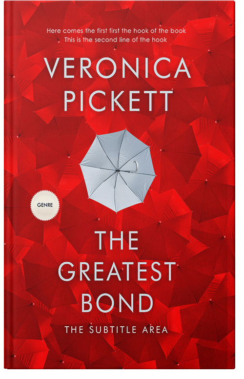 Front view of Premade Self-Improvement & Self-Help Book Cover - Guardsman Red