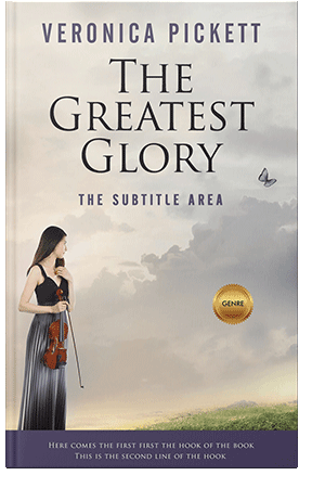 Pre Made Book Cover Swirl