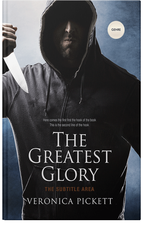 Front view of Iron #1231 - Premade Mystery & Thriller & Suspense Book Cover