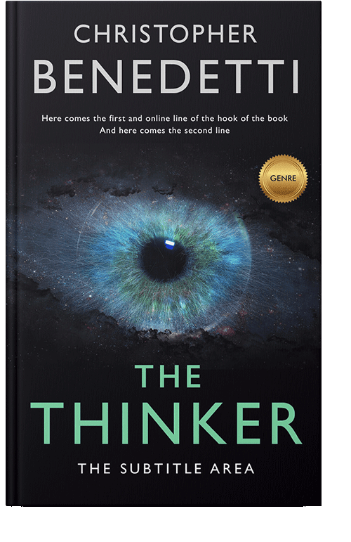 Front view of Vulcan #1244 - Premade Mystery & Thriller & Suspense Book Cover