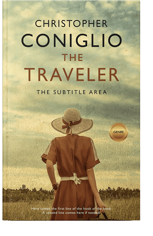 Front view of Yuma #1245 - Premade Travel Book Cover | BookCoverZone