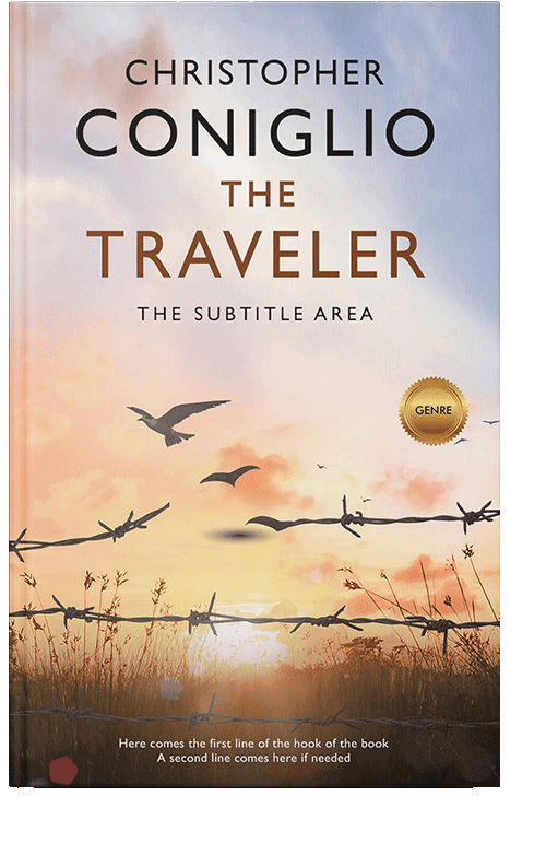 Front view of Bone #1246 - Premade Poetry Book Cover