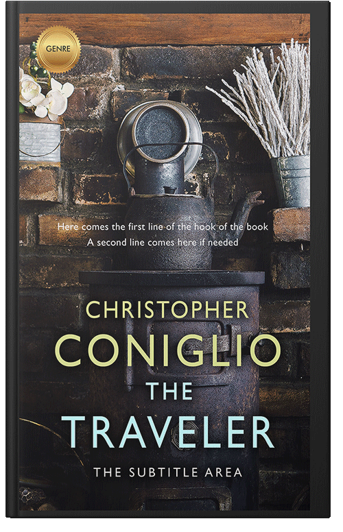 Front view of Coral Reef #1251 - Premade Historical Book Cover