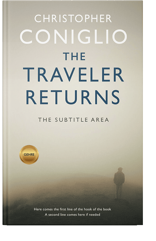 Front view of Foggy Gray #1254 - Premade Mystery & Thriller & Suspense Book Cover