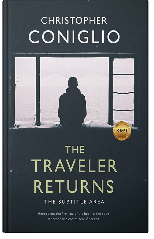 Front view of Premade Mystery & Thriller & Suspense Book Cover - Ebony Clay