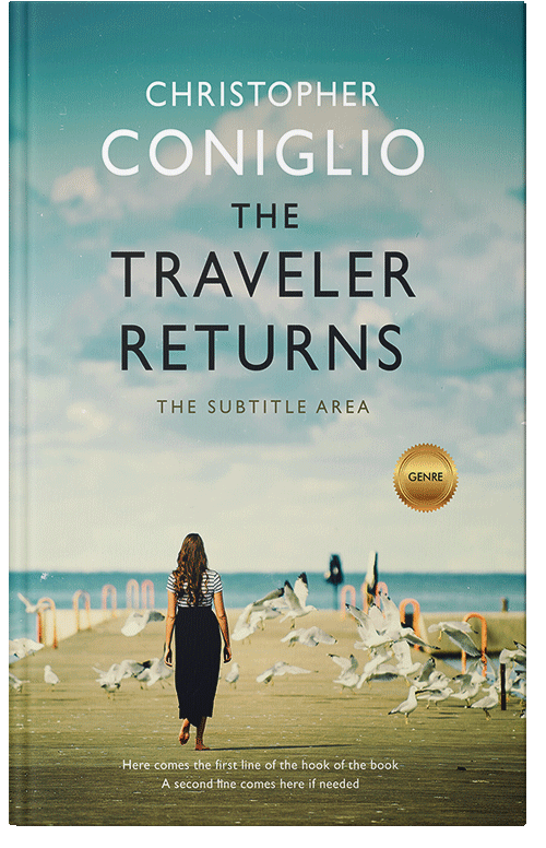 Front view of Clay Ash #1259 - Premade Romance Book Cover