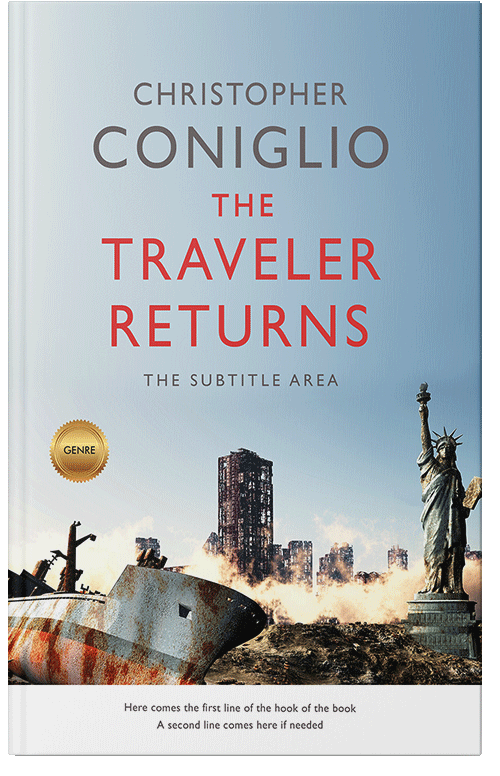 Front view of Heather #1261 - Premade Apocalyptica Book Cover