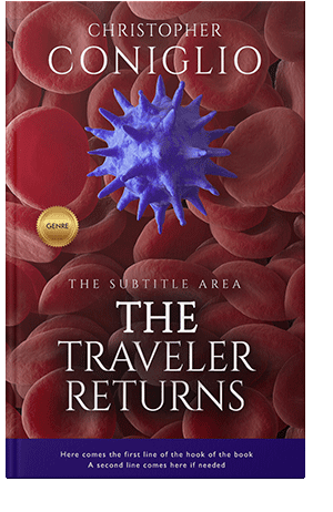 Pre Made Book Cover Cherrywood