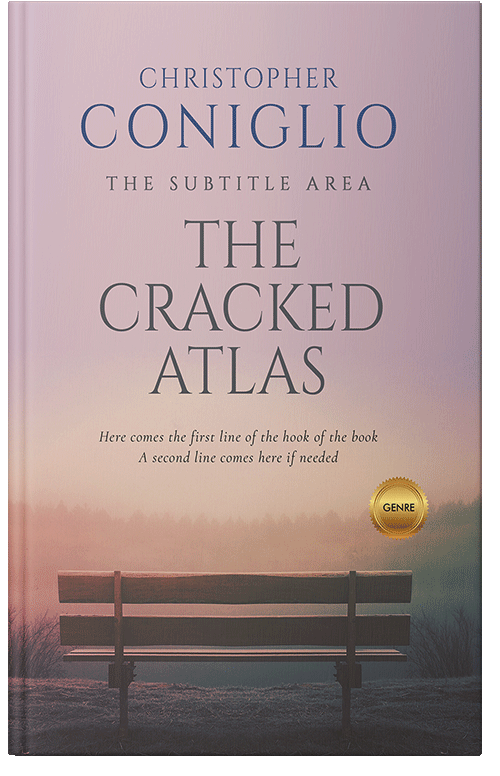 Front view of Clam Shell #1268 - Premade Mystery & Thriller & Suspense Book Cover