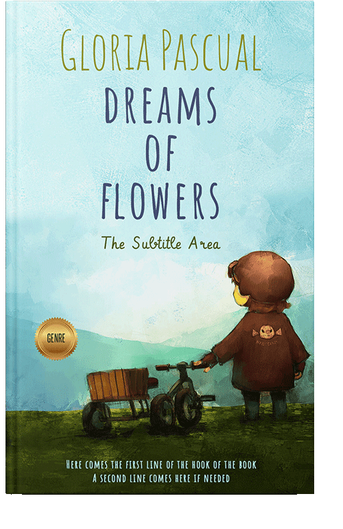 Front view of Thatch Green #1281 - Premade Sports & Fitness Book Cover