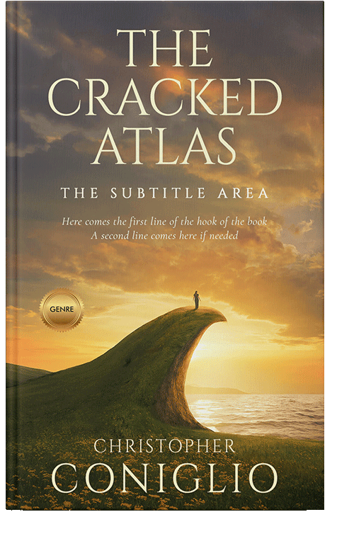 Front view of Mondo #1286 - Premade Fantasy Book Cover