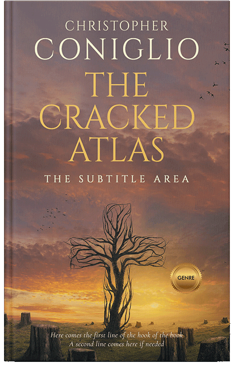 Front view of Roman Coffee #1287 - Premade Religion & Spirituality Book Cover | BookCoverZone