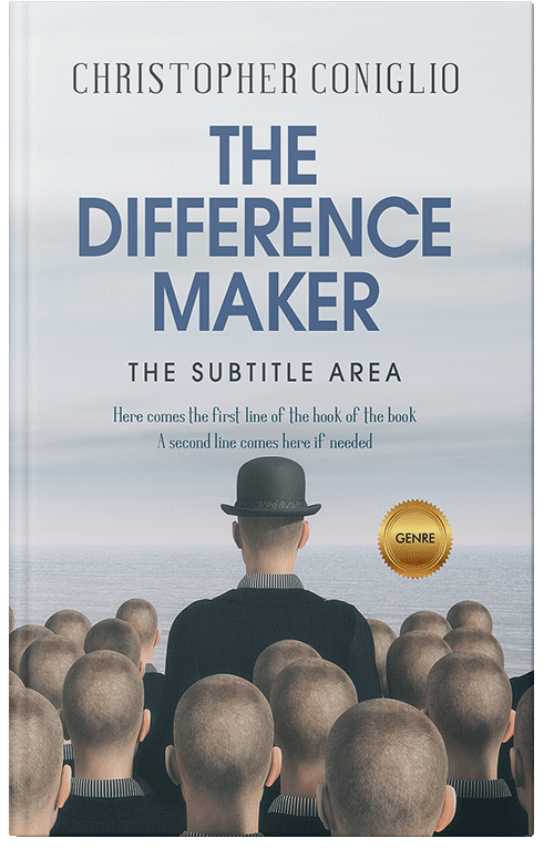 Front view of Iron #1294 - Premade Self-Improvement & Self-Help Book Cover