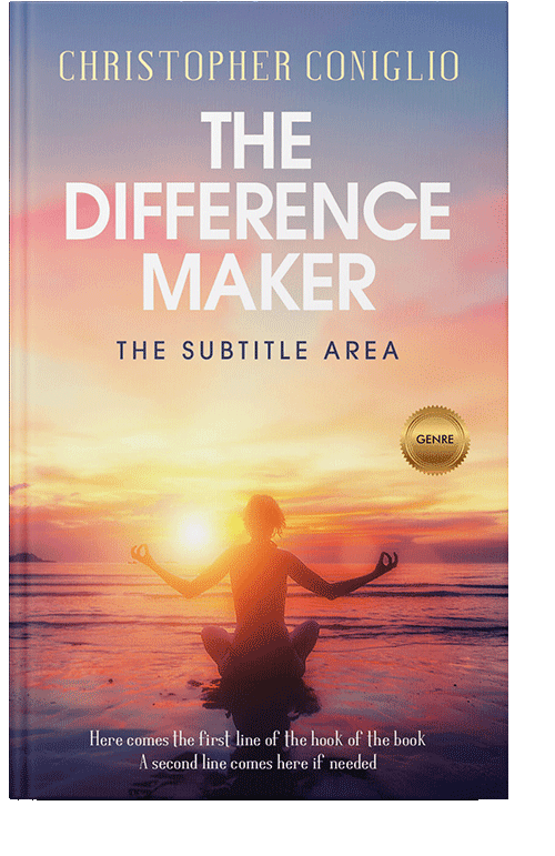 Front view of Quicksand #1297 - Premade Health & Mind & Body Book Cover