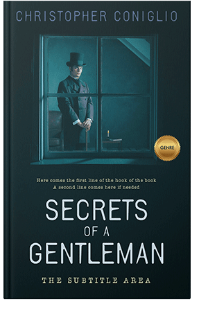 Pre Made Book Cover Black Pearl