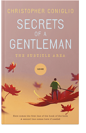 Pre Made Book Cover Tan