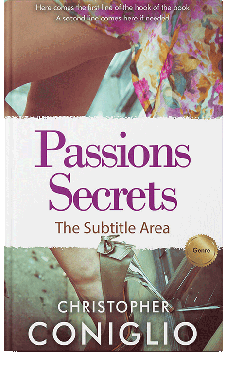 Front view of Au Chico #1311 - Premade Romance Book Cover