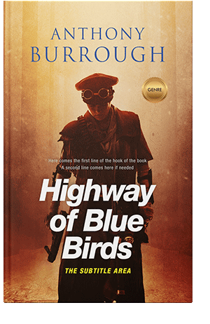 Pre Made Book Cover Harvest Gold