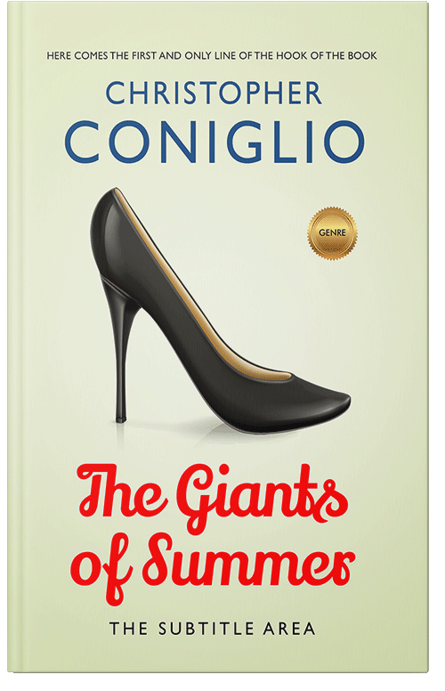 Front view of Premade Health & Mind & Body Book Cover - Chrome White