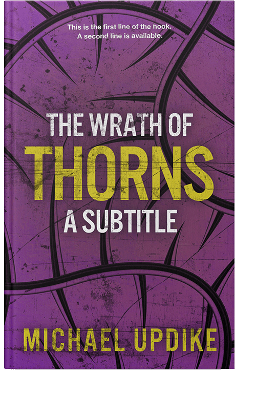 Front view of Cosmic #1348 - Premade Abstract Book Cover