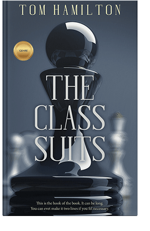 Pre Made Book Cover Ebony Clay