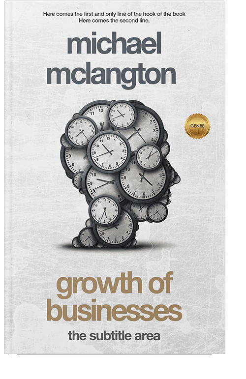 Front view of Desert Storm #1367 - Premade Self-Improvement & Self-Help Book Cover