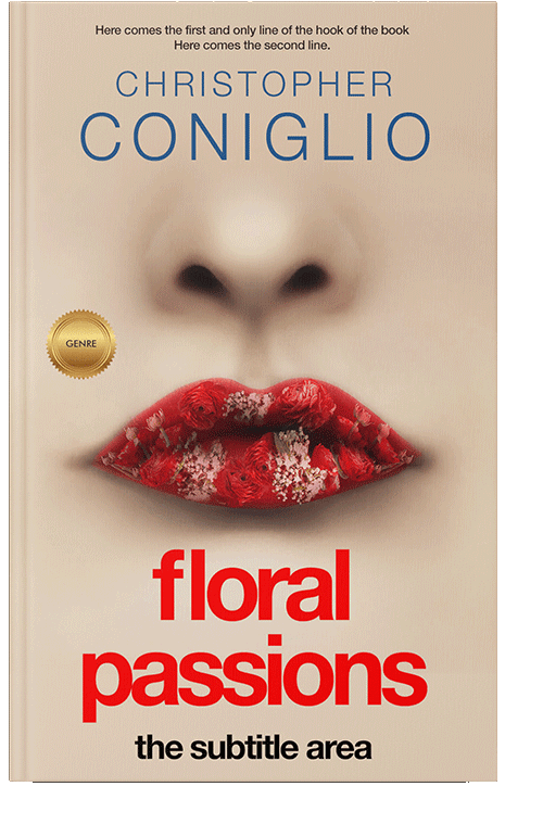 Front view of Grain Brown #1374 - Premade Erotica Book Cover