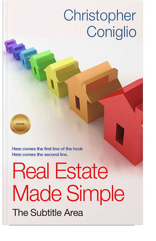 Front view of Ecru White #1377 - Premade Business Book Cover
