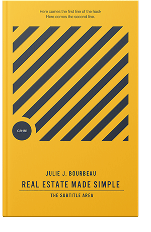 Pre Made Book Cover Ebony Clay