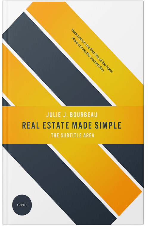 Front view of Limed Spruce #1383 - Premade Business Book Cover