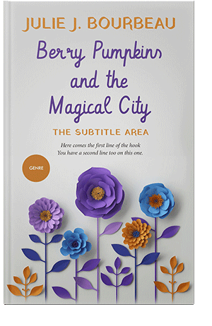 Pre Made Book Cover Quill Gray