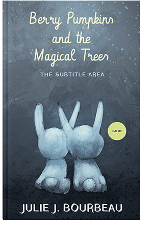 Pre Made Book Cover Blue Bayoux