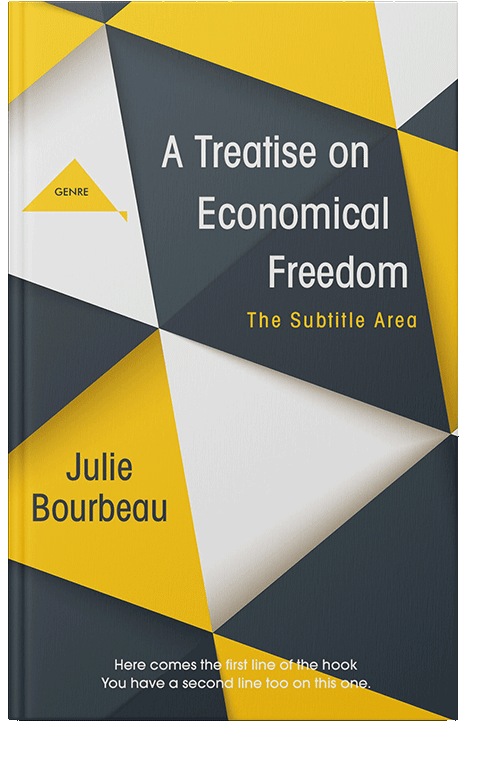 Front view of Limed Spruce #1391 - Premade Abstract Book Cover