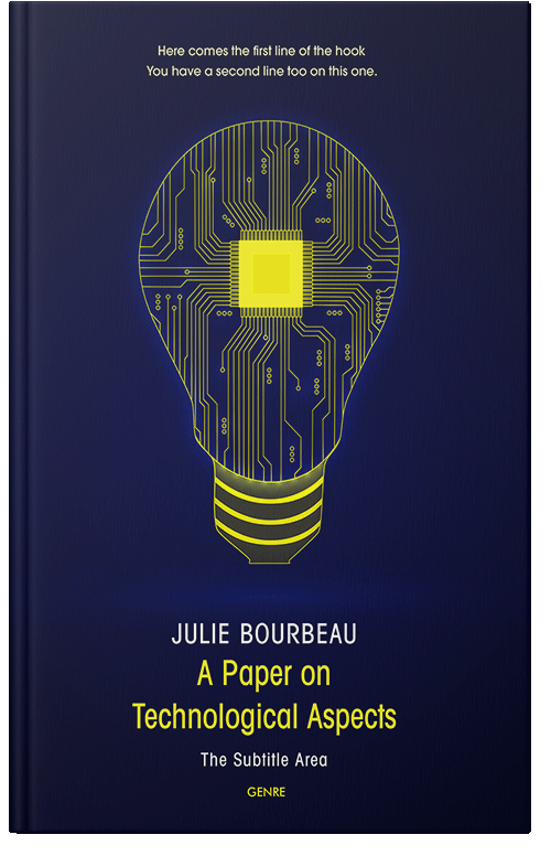 Front view of Premade Business Book Cover - Deep Cove