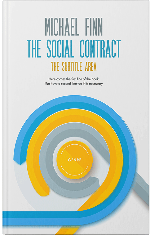 Front view of Scooter #1408 - Premade Business Book Cover