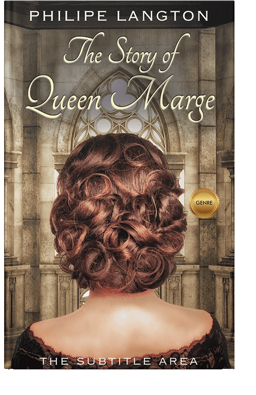 Front view of English Walnut #1422 - Premade Fantasy Book Cover