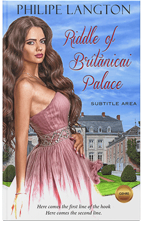 Pre Made Book Cover Cornflower