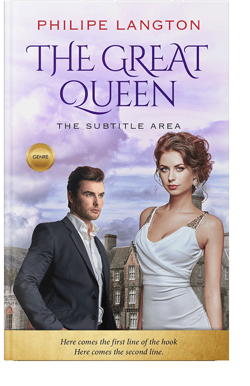 Front view of Mischka #1426 - Premade Romance Book Cover