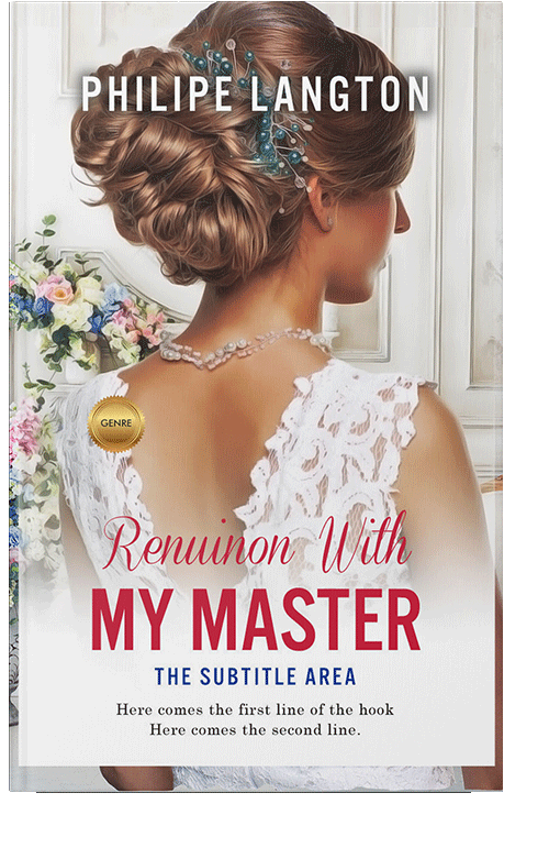 Front view of Pearl Bush #1429 - Premade Romance Book Cover | BookCoverZone