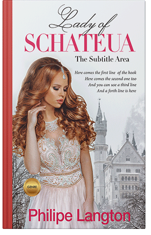 Pre Made Book Cover Bon Jour