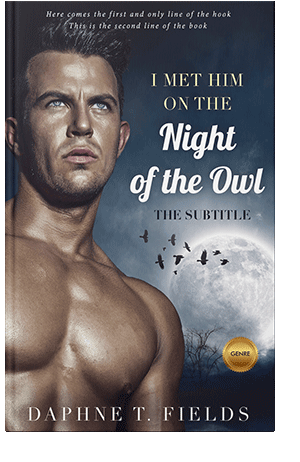 Pre Made Book Cover Ebony Clay