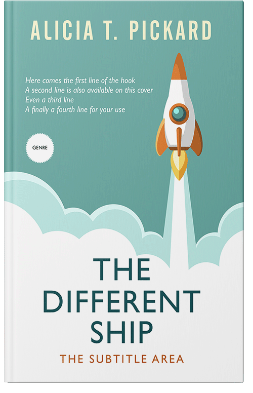 Front view of Breaker Bay #1458 - Premade Business Book Cover