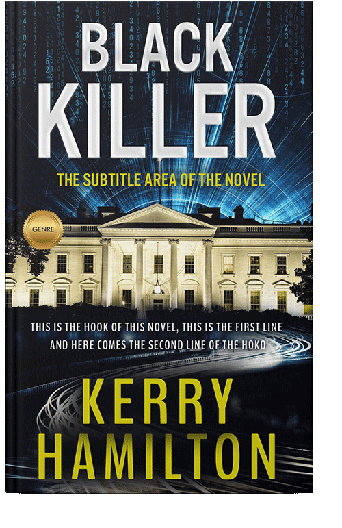 Front view of Vulcan #1462 - Premade Action & Adventure Book Cover